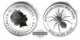 Australien.  1 Dollar  2015    Spider    FM-Frankfurt     Fein...