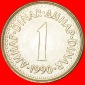 * KOMMUNISMUS (1990-1991): JUGOSLAWIEN ★ 1 DINAR 1990 uSTG S...