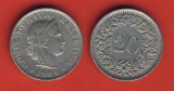 Schweiz 20 Rappen 1966 B