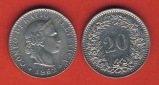 Schweiz 20 Rappen 1962 B