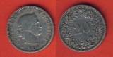 Schweiz 20 Rappen 1884 B