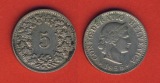 Schweiz 5 Rappen 1955 B