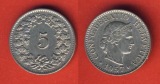 Schweiz 5 Rappen 1957 B