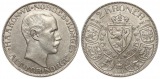 Norwegen: Håkon VII., 2 Kroner 1915, 15 gr. 800 er Silber, et...