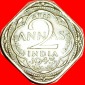 * KRIEGSZEIT (1939-1945): INDIEN ★ 2 ANNA 1943! GEORG VI. (1...