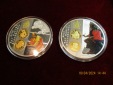 2 Medaillen Motiv Vatikan siehe Foto / MH5