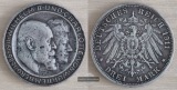 Dt. Kaiserreich. Württemberg, Wilhelm II. 3 Mark 1911 F Silb....