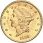 USA 20 Dollars 1888 S | NGC MS60 | Liberty Head