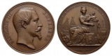 Medaille 1855; Bronze; 121 g; Ø 61 mm