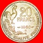* HAHN (1950-1954): FRANKREICH ★ 20 FRANC 1950B! G. GUIRAUD!...