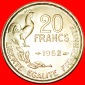 * HAHN (1950-1954): FRANKREICH ★ 20 FRANC 1952 STG! G. GUIRA...