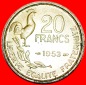 * HAHN (1950-1954): FRANKREICH ★ 20 FRANC 1953! G. GUIRAUD!...