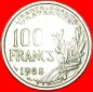 * FACKEL (1954-1958): FRANKREICH ★ 100 FRANKEN 1958B! SELTEN...