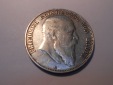 Kaiserreich Silbermünze 5 Mark 1907 G Baden