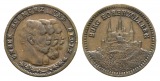Medaille; Burg Hohenzollern; Unser Schmerz und Stolz; Henkelsp...