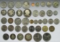 Amerika/Europa: Lot aus 41 verschiedenen Kupfer-Nickel-Gedenkm...