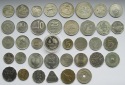 Afrika/Asien: Lot aus 38 verschiedenen Kupfer-Nickel-Gedenkmü...