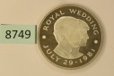 8749 Jersey 1981 - Hochzeit Charles + Diana - 28,28 g SILBER