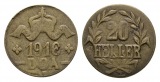 Deutsch-Ostafrika; DOA; 20 Heller 1916