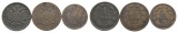 Österreich; 3 Kleinmünzen 1885/1858/1881
