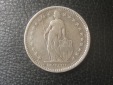 2 Franken; stehende Helvetia; 1886; 835er Silber