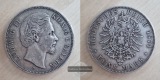 Deutsches Kaiserreich. Bayern, Ludwig II.  5 Mark  1874 D   FM...