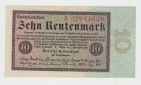 Ro. 157, Rentenbankschein, 10 Rentenmark vom 01.11.1923, A.029...