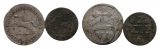 Braunschweig; 2 Kleinmünzen 1735