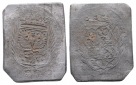 Plakette; Ostfriesland; Zinn; 42,92 g; H x B 55,48 mm x 45,18 mm