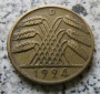 Weimarer Republik 10 Rentenpfennig 1924 D