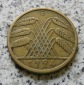 Weimarer Republik 10 Rentenpfennig 1924 E
