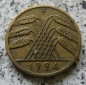 Weimarer Republik 10 Reichspfennig 1924 F