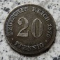 Kaiserreich 20 Pfennig 1876 E