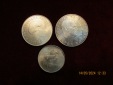 Lot Sammlung  3 Silbermünzen siehe Foto /RK1