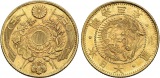 Japan 2 Yen Jahr 3 (1870) | NGC MS64 | Mutsuhito Meiji