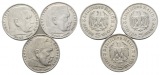 Deutsches Reich; 5 Mark (3 Stück) 1935