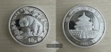 China.   10 Yuan 1997 Panda   FM-Frankfurt  Feinsilber: 31,1g