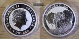 Australien  1 Dollar 2014 Koala    FM-Frankfurt   Feinsilber: ...