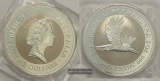Australien  2 Dollar 1996 Kookaburra  FM-Frankfurt Feingewicht...