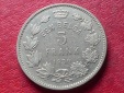 Große Münze Belgien 5 Frank  - Een Belga 1930, König Albert