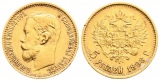 3,87 g Feingold. Zar Nikolaus II. (1894 - 1917)