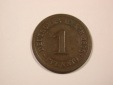 I6 KR  1 Pfennig 1896 E in ss  Originalbilder