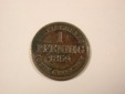 I7  Braunschweig  1 Pfennig 1859 in ss   Originalbilder