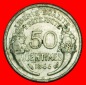 Ⰶ FÜLLHORN (1941-1947): FRANKREICH ★  50 CENTIME 1944 KRI...