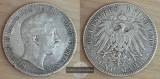 Deutsches Kaiserreich, Preussen  5 Mark  1904  A  Wilhelm II. ...