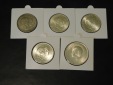 DENMARK 5X 2 KRONER 1923-37-55-5 KR-1960-10 KR.1968.GRADE-PLEA...