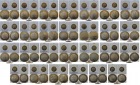 2002-2017, Russland, eine Serie von 27 St 10-Rubel-Gedenkmünz...