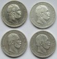 Kaiserreich: Preußen, 5 Mark Wilhelm I. (Jaeger 97), 4 Stück...