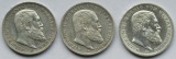 Kaiserreich: Württemberg, 3 Mark Wilhelm II. (Jaeger 175), 3 ...