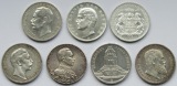 Kaiserreich: Sieben verschiedene 3 Mark